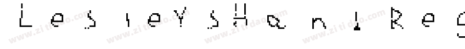 LesleysHand Regular字体转换